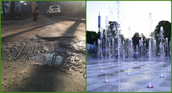 Ce se întâmplă la doar 200 de metri de la havuzul care a costat milioane de lei